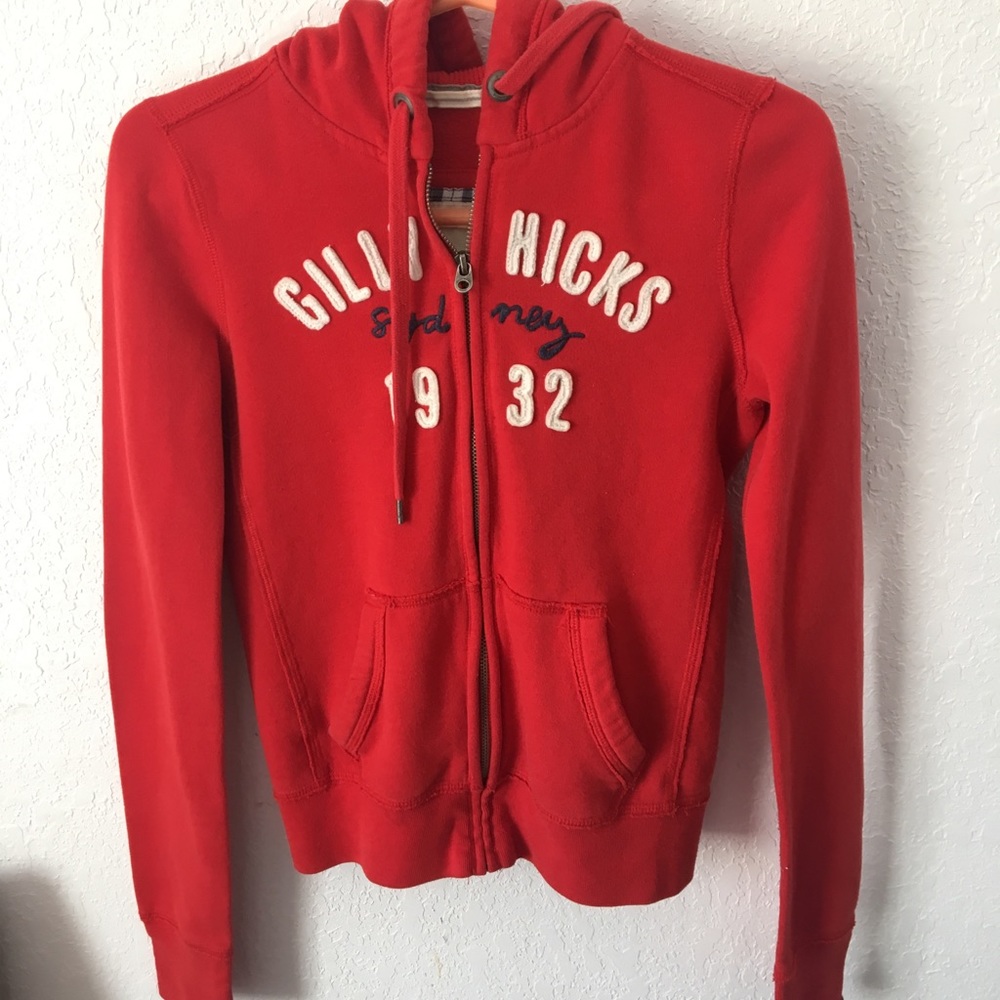 Cherry red gilly Hicks jacket